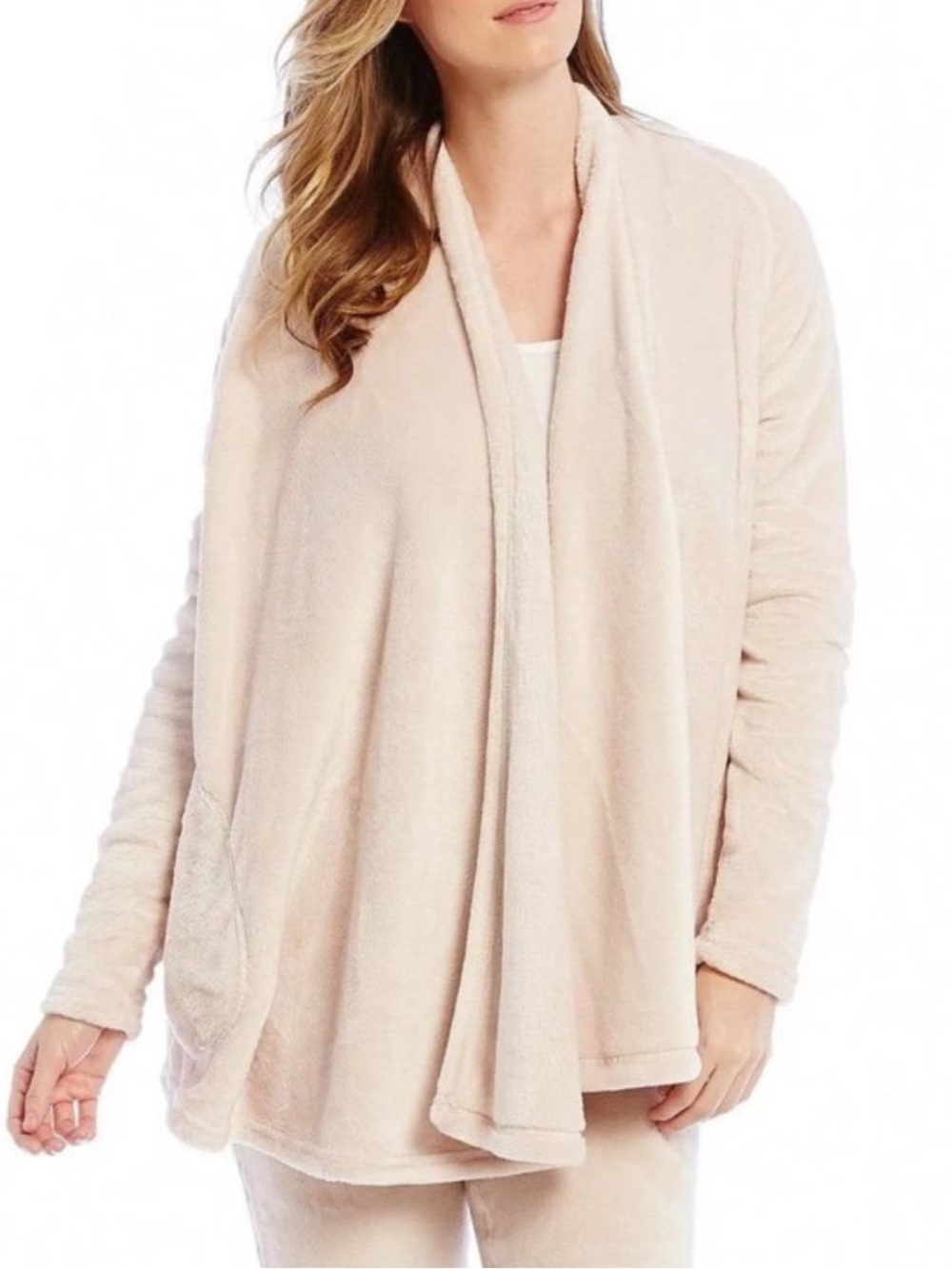 UGG Australia Women's Isla Plush Lounge Cardigan Moonbeam Size Small